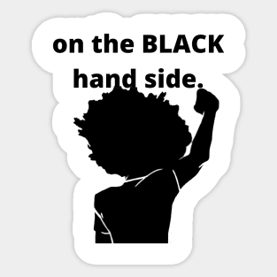 on the BLACK hand side. Limited Edition! Sticker